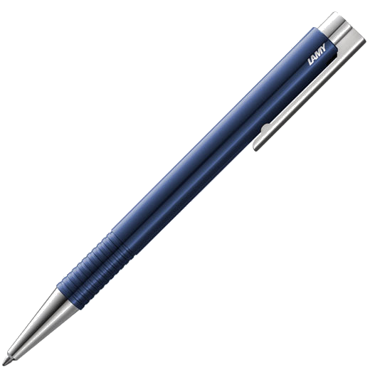 This Logo M+ Blue Ballpoint Pen has been designed by LAMY.