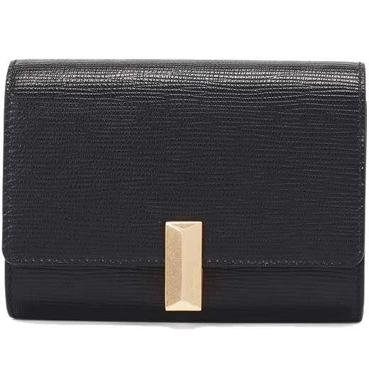 This BOSS Black Nathalie Saffiano Belt Bag with Detachable Chain Strap will be presented inside a black dust bag.