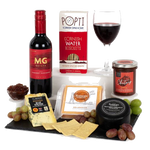 vh hampers cheese wine slate