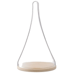 lsa signature cloche tall dome with oak base