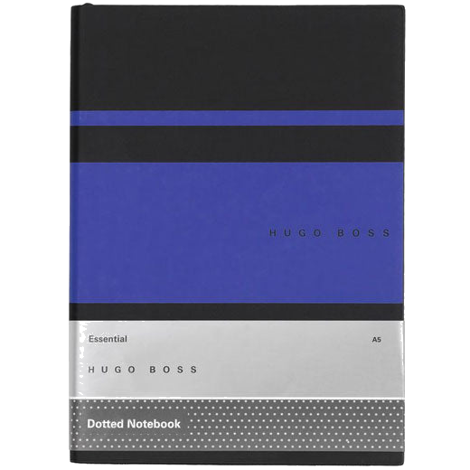 This Hugo Boss A5 Blue Essential Gear Matrix Dotted Notebook can be embossed on the day of purchase.