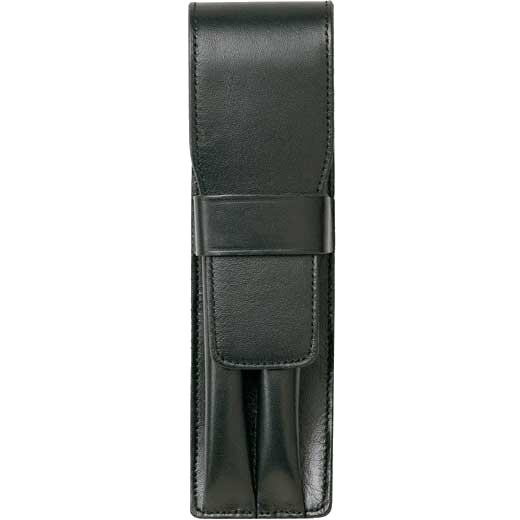 This is the LAMY Soft Leather Black 2 Pen Pouch.