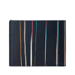 2 paul smith woven navy leather signature stripe pinstripe wallet m1a 7267 tpinst 47