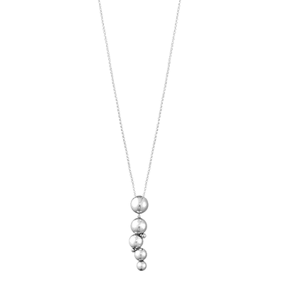 georg jensen moonlight grapes 0 07 ct sterling silver drop necklace