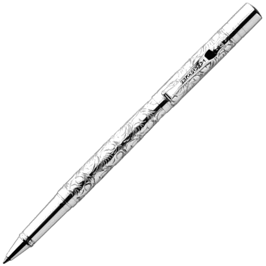 Yard-O-Led Viceroy Standard Silver Victorian Rollerball Pen.