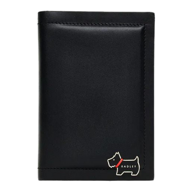 radley heritage lane black passport holder