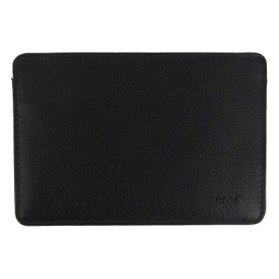 black leather lamy card cas 1