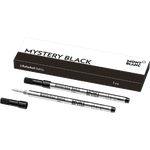 montblanc mystery black fine rollerball refills