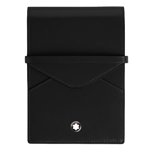 This Montblanc Meisterstück Black Leather 5 Pen Pouch is made out of cowhide leather with a deep shine effect.