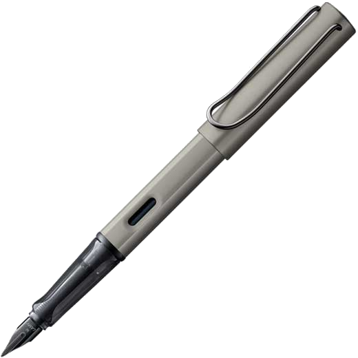 This is the LAMY Ruthenium Lx Fountain Pen.
