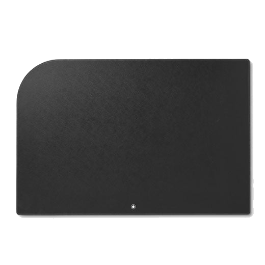 This Montblanc Black Saffiano Leather Desk Pad is made from Italian leather with the snowcap emblem that has been palladium-plated.