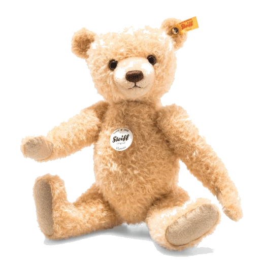Steiff's Hannes the Teddy Bear is 5-way jointed and makes a great gift.