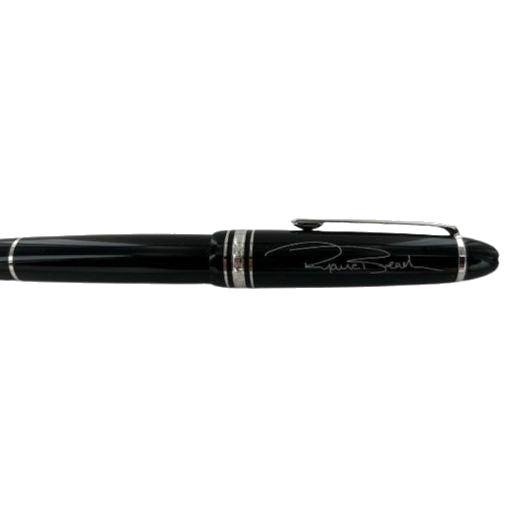 Signature Cap Engraving on a Montblanc ballpoint pen.