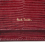 paul smith mock lizard burgundy saddle bag detail