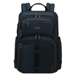 Samsonite's Urban-Eye Backpack 15.6" in Blue with recycled ballistic nylon and recycled lining.