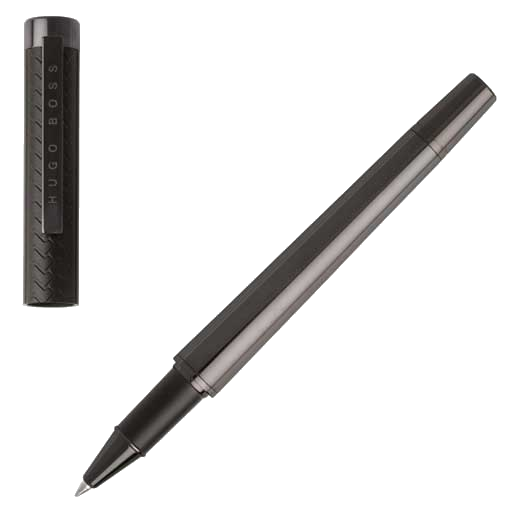 This rollerball pen has been designed by hugo boss.
