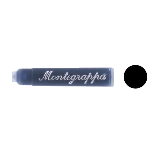 Montegrappa box of 8 - Black Ink Cartridges.
