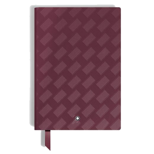 The Montblanc Extreme 3.0 Cassis Lined Notebook #146 Fine Stationery is great for taking into the office and has lined pages that are all finished with a silver edge.