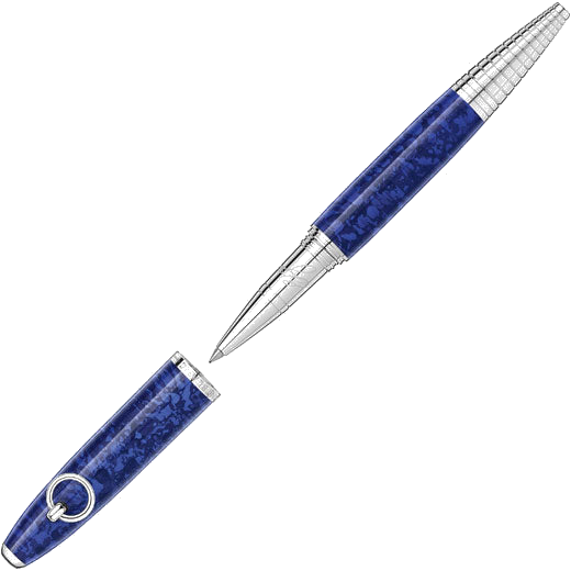 montblanc muses elizabeth taylor rollerball pen new