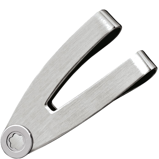 Montblanc silver moneyclip.