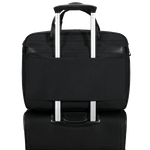 black expandable briefcase