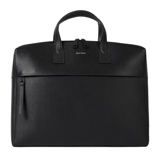 Paul Smith Embossed Leather Slim Folio Black