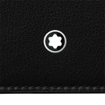 montblanc mst selection soft black 6cc card holder emblem