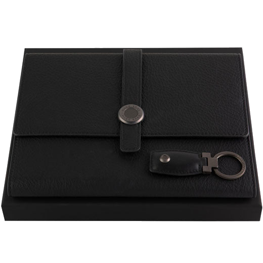 hugo boss executive a5 folder and keyring gift set