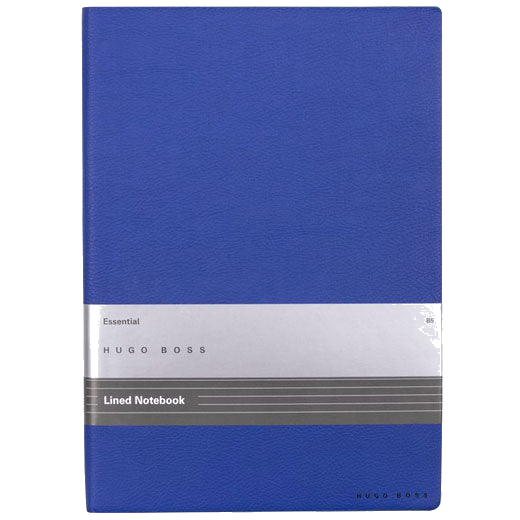hugo boss essential storyline a5 blue lined notebook