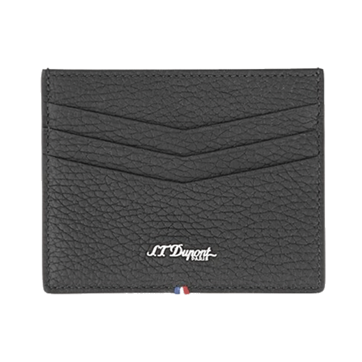 S. T. Dupont Neo Capsule Grained Credit Card Holder