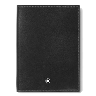 black leather passport hold