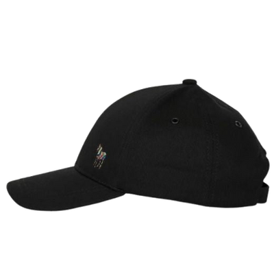 1 paul smith black cotton cap with zebra logo m1a 987dt pozeb 79 0
