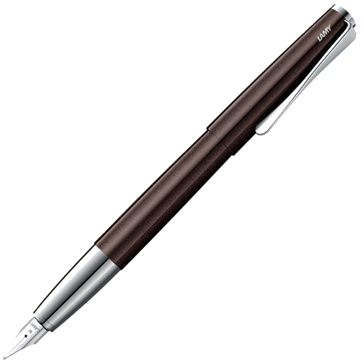 lamy studio dark brown fountain pen
