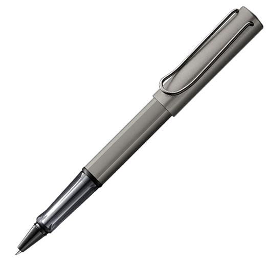LAMY Lx Rollerball Pen, Ruthenium.