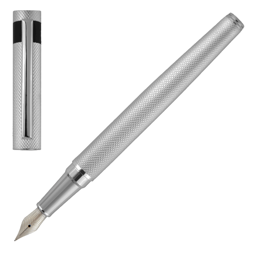 Hugo boss Loop Diamond Chrome Fountain Pen