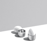 georg jensen bernadotte stainless steel egg cup set lifestyle 2