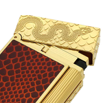 dupont red snakeskin lighte