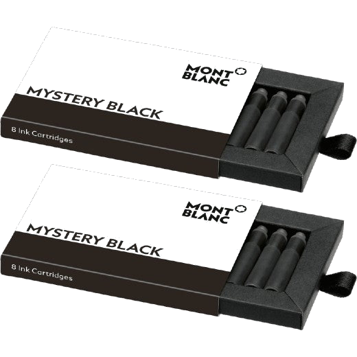 montblanc mystery black ink cartridges