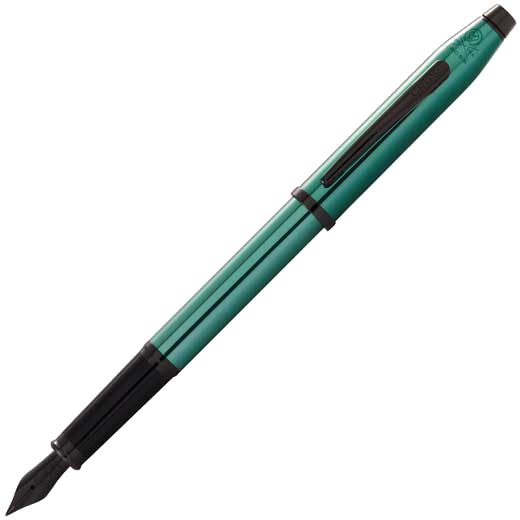 This is the Cross Translucent Lacquer Green Century II Rollerball Pen.