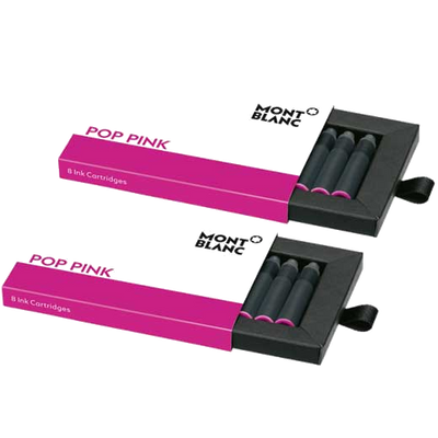 montblanc pop pink ink cart