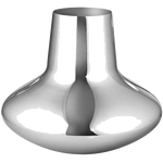 georg jensen large stainless steel koppel vase