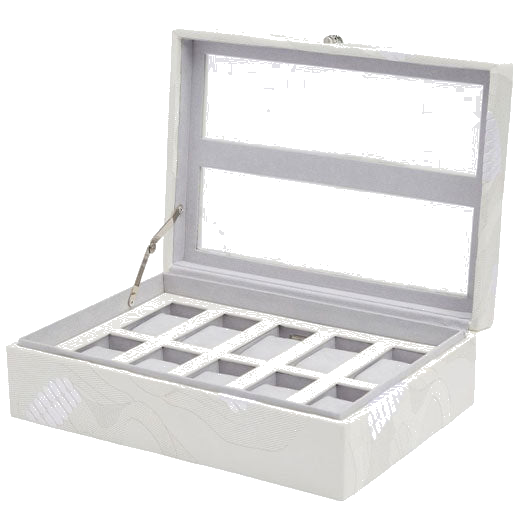 wolf 1834 memento mori white 10 piece watch box inside