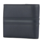 3 boss ray navy blue 4cc wallet with signature stripes 50542403 01 404