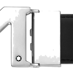montblanc palladium m shaped belt close