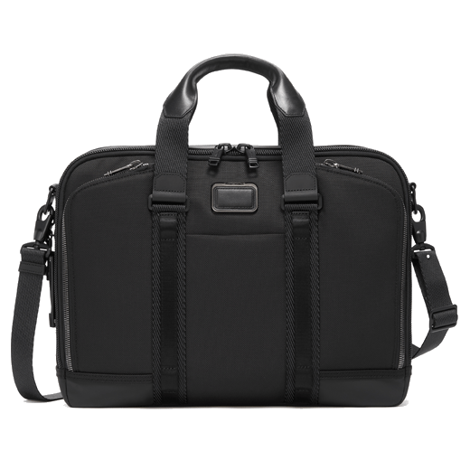 TUMI's Alpha Bravo Advanced Brief Case Black is great for wearing into the office.