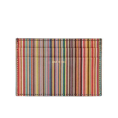 2 signature stripe leather 3cc card holder m1a 4768 cmulti 79
