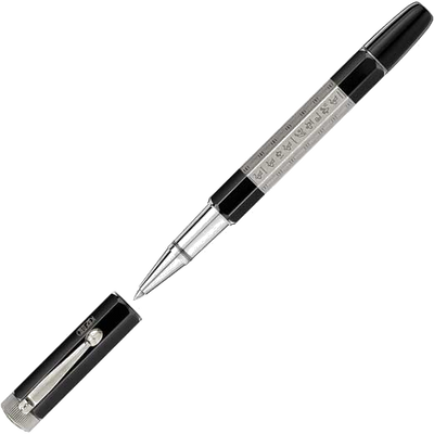 montblanc silver heritage egyptomania doue rollerball pen