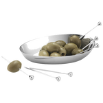 georg jensen sky food cocktail sticks dish