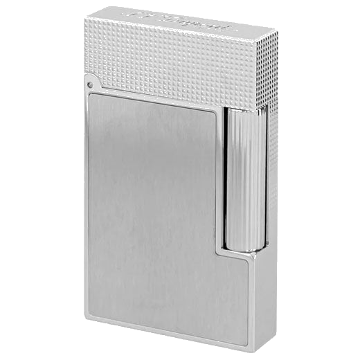 s t dupont paris brushed metal ligne 2 cling lighter