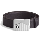 mb199108 black leather belt 1